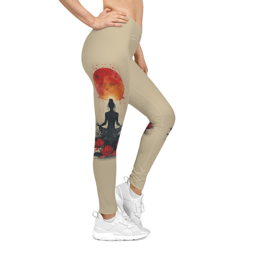 Bohemian Sunset Women's Leggings - Stylish Activewear, Yoga Pants, Casual Wear, Gift for Her, Trendy Apparel